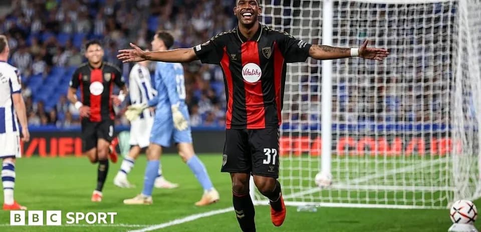 Joueur de Bournemouth célébrant un but marqué