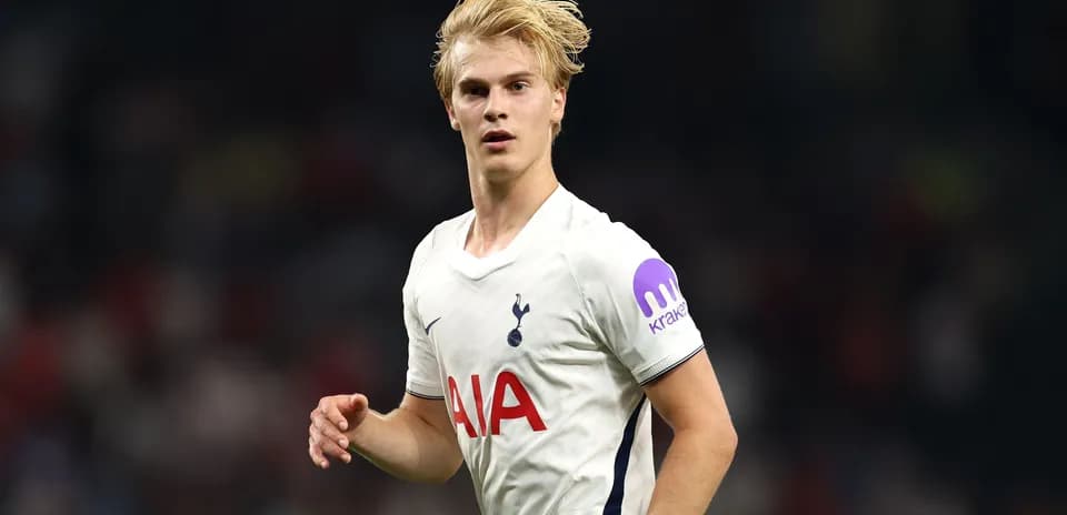 Joueur de Tottenham en action sur le terrain