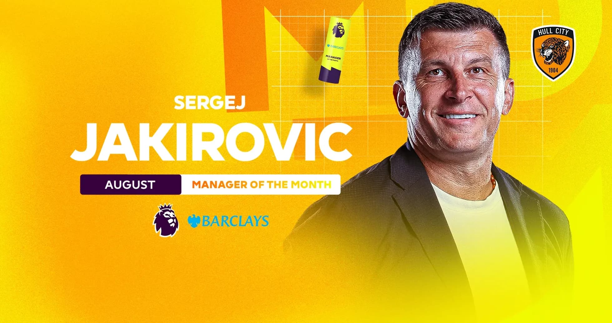 Sergej Jakirovic, Manager of the Month for August