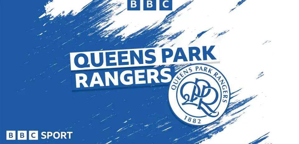 Logo de Queens Park Rangers sur fond bleu