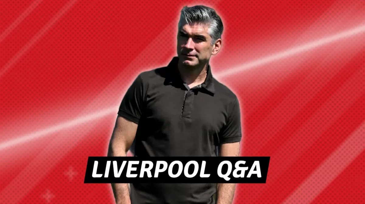 Person speaking during Liverpool Q&A session