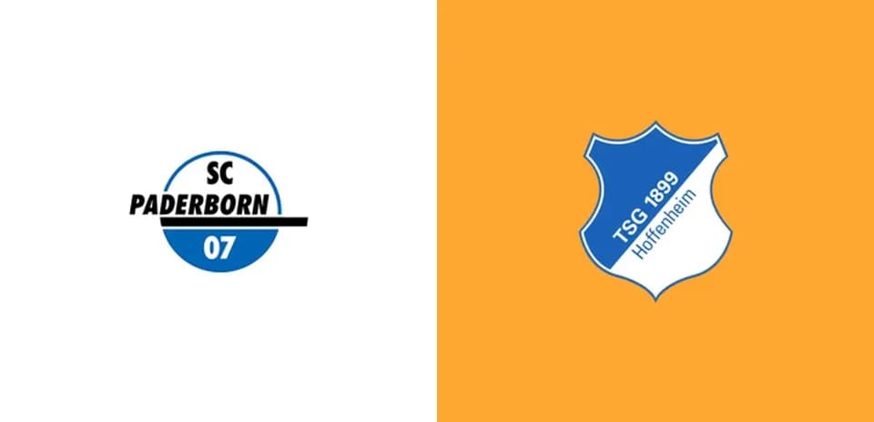 Logos de SC Paderborn 07 et TSG 1899 Hoffenheim