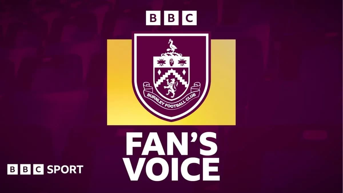 Logo de Burnley FC avec texte 'Fan's Voice' Logo de Burnley FC avec texte 'Fan's Voice'