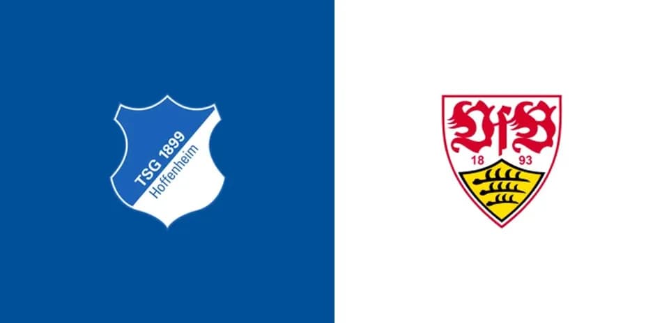 Logos de TSG Hoffenheim et VfB Stuttgart