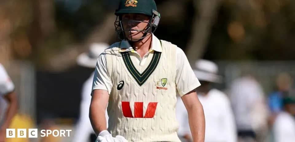 Joueur de cricket australien marchant sur le terrain