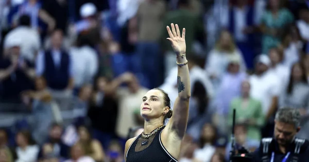 Joueuse saluant le public après un match