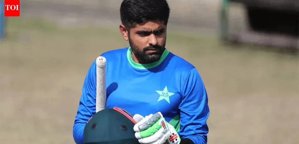 Batsman preparing for practice in cricket gear