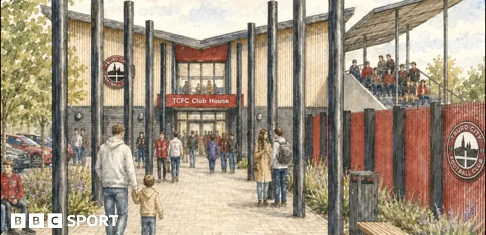Vue artistique de l'entrée du TCFC Club House