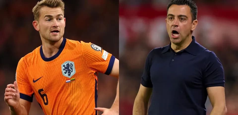 Joueur néerlandais en maillot orange et entraîneur en polo