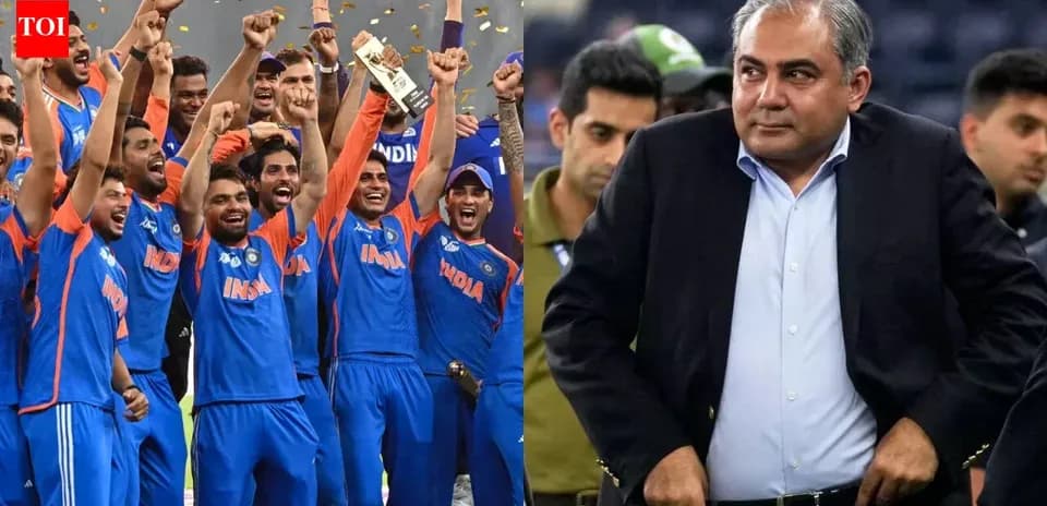 Équipe indienne célébrant une victoire avec un trophée