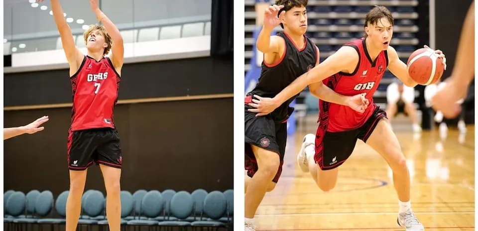 Joueur tirant au panier lors d'un match de basketball