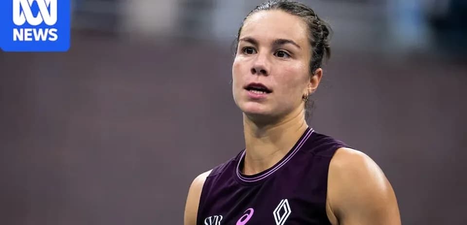 Athlete wearing sports attire during competition