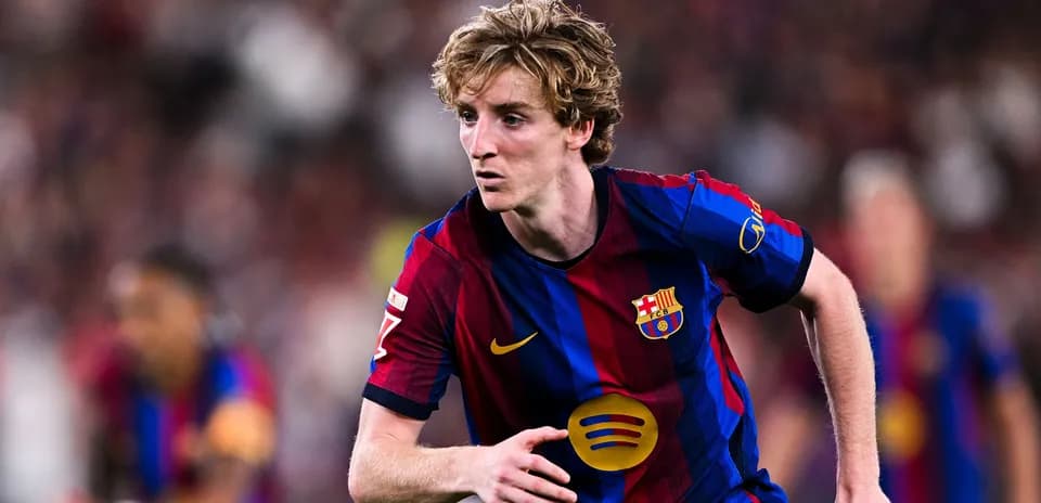 Joueur du FC Barcelone courant sur le terrain