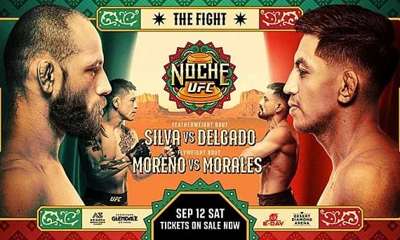 Affiche pour l'événement UFC Noche avec combats annoncés