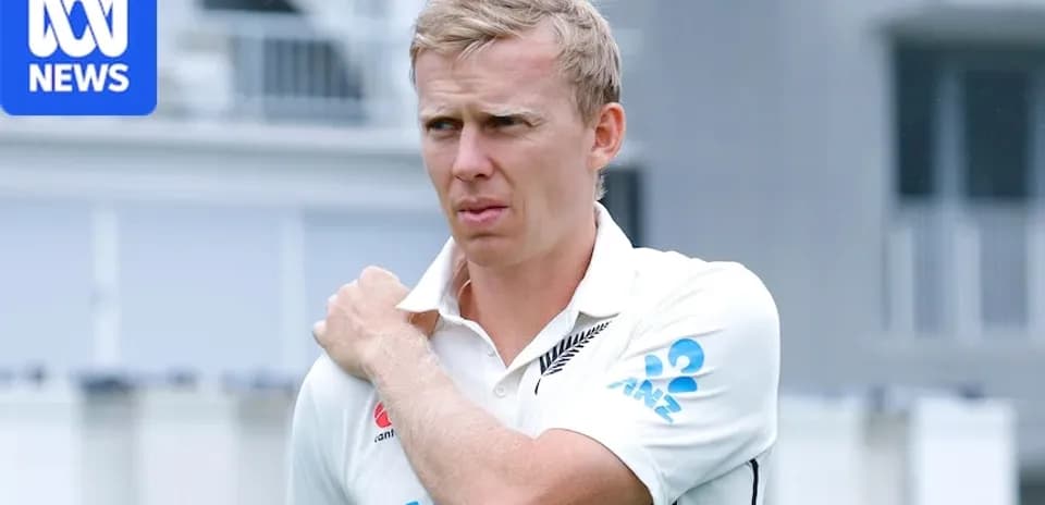 Joueur de cricket néo-zélandais avec une blessure à l'épaule