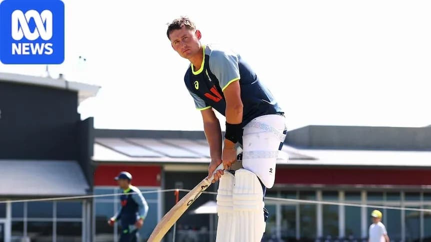 Joueur de cricket se préparant à frapper la balle