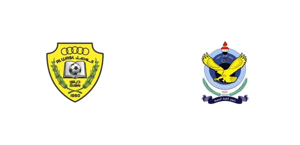 Logos d'Al Wasl et d'Al Quwa Al Jawiya