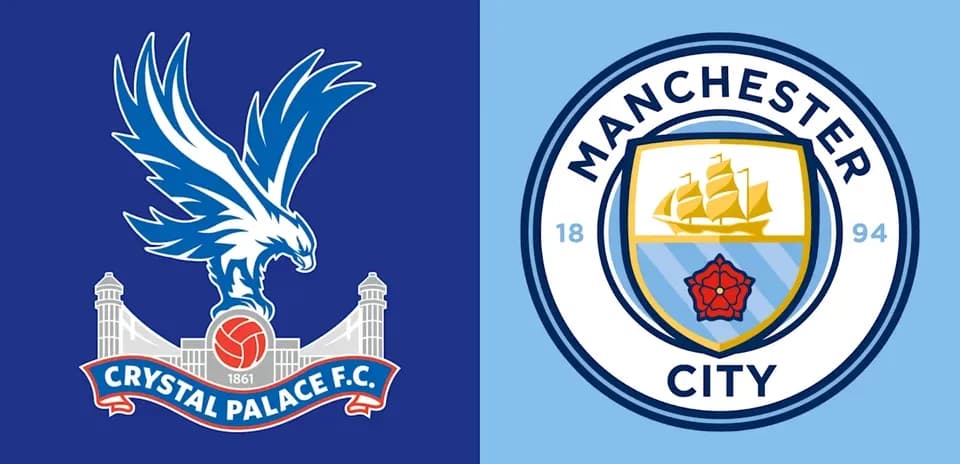 Logos de Crystal Palace et Manchester City
