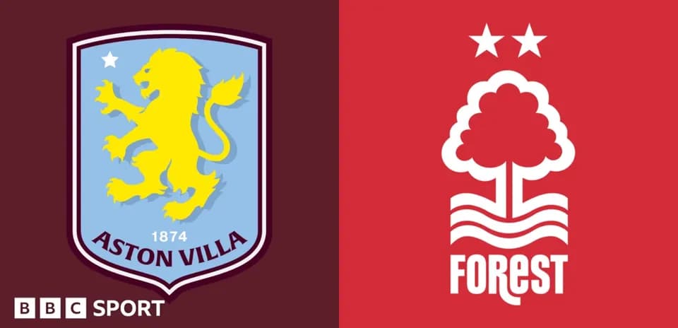 Logos d'Aston Villa et Nottingham Forest