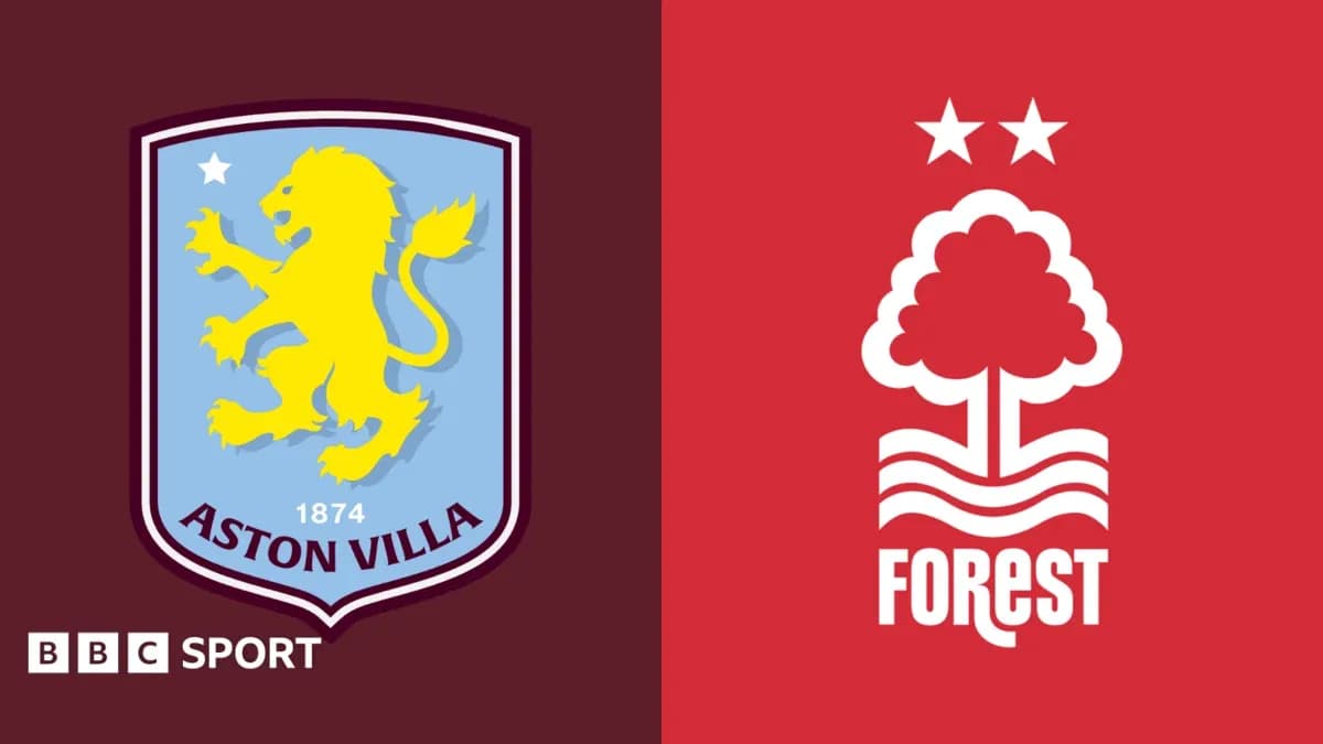 Logos d'Aston Villa et Nottingham Forest