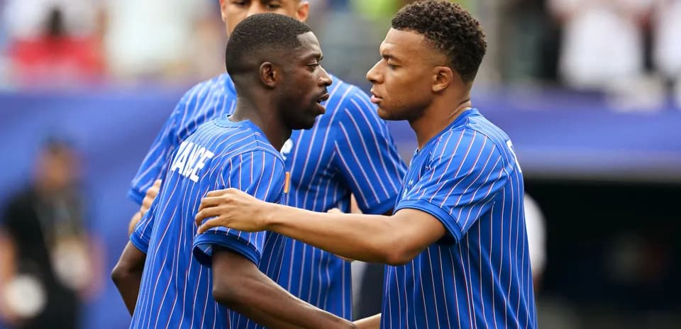 Joueurs français se préparant avant un match