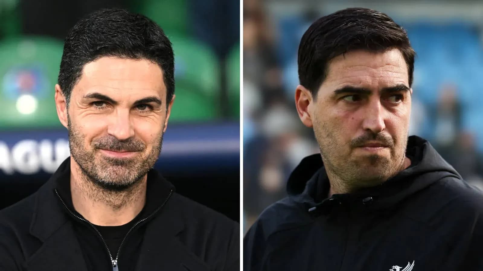 Deux entraîneurs sur le banc pendant un match