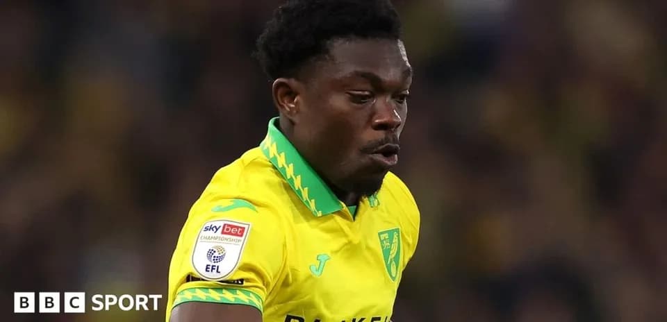 Joueur de Norwich City en action sur le terrain