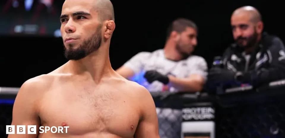 Lutte dans l'octogone avant un combat de MMA
