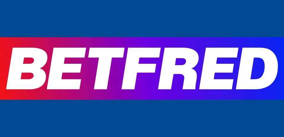 Logo de Betfred sur fond bleu
