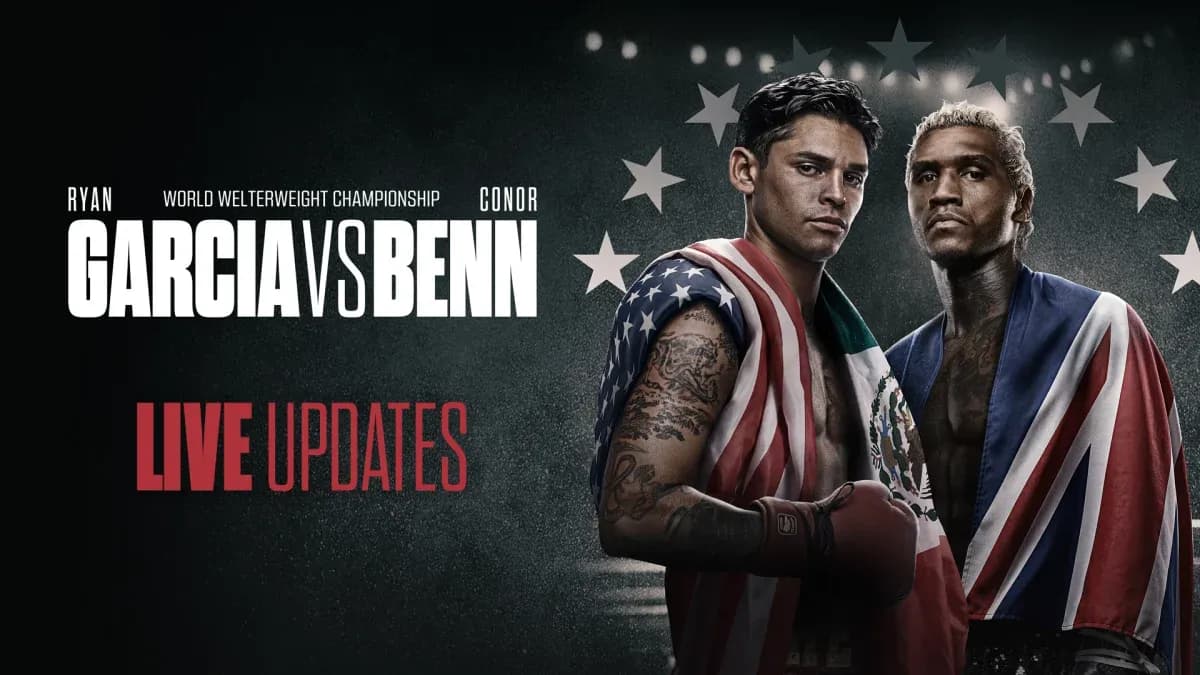 Boxers Ryan Garcia and Conor Benn promoting match