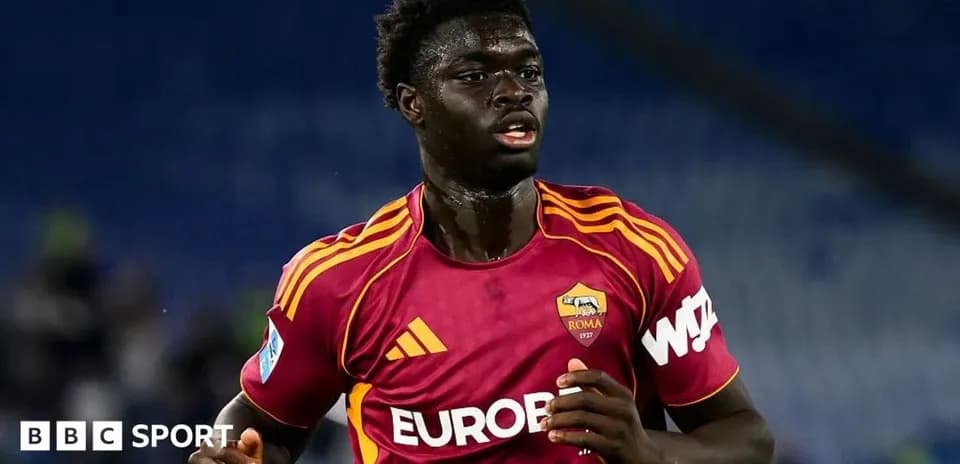 Joueur de l'AS Roma en action sur le terrain