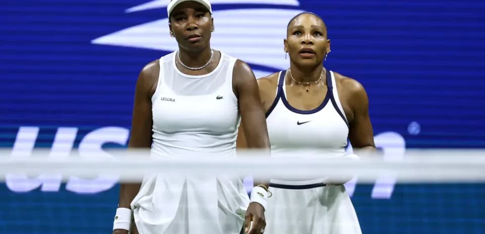 Venus et Serena Williams en match de tennis