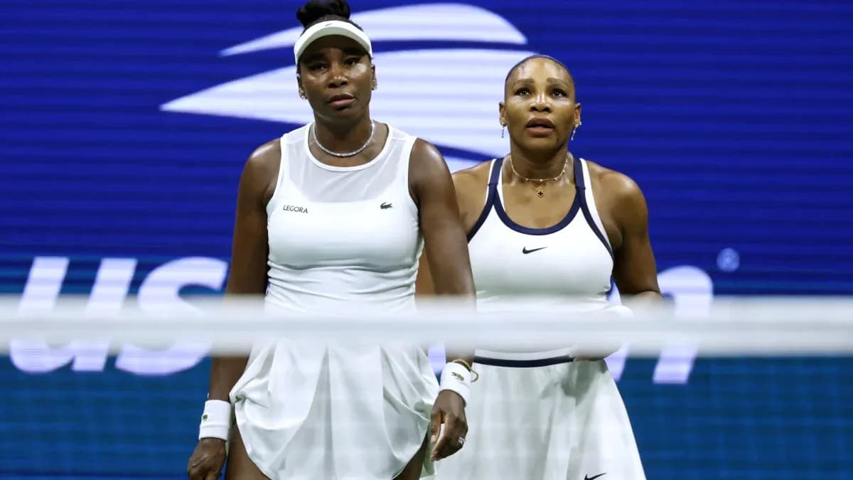 Venus et Serena Williams en match de tennis