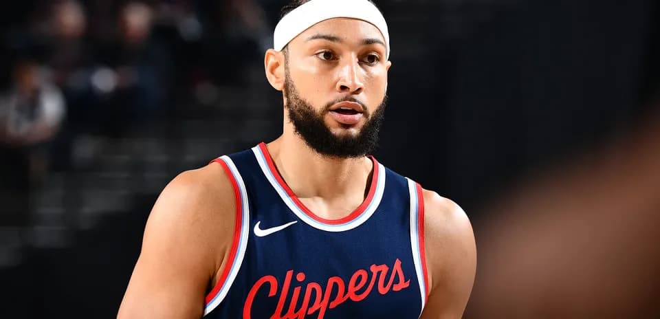 Joueur des Clippers en tenue de match sur le terrain
