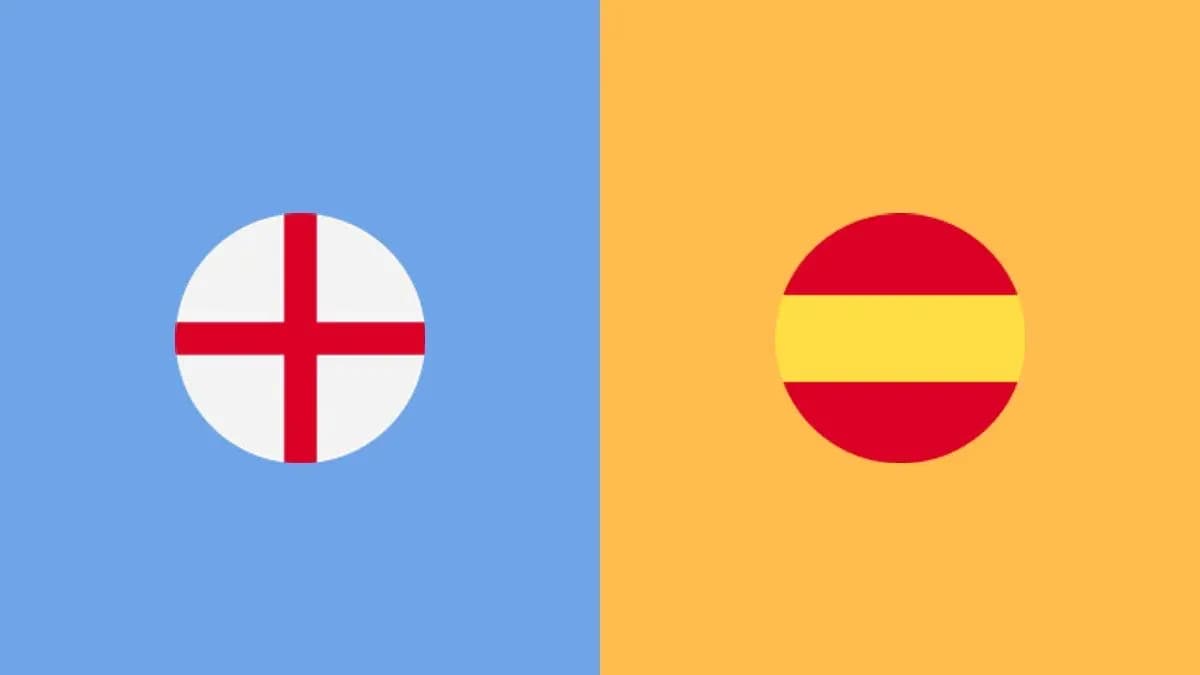 Drapeaux de l'Angleterre et de l'Espagne côte à côte