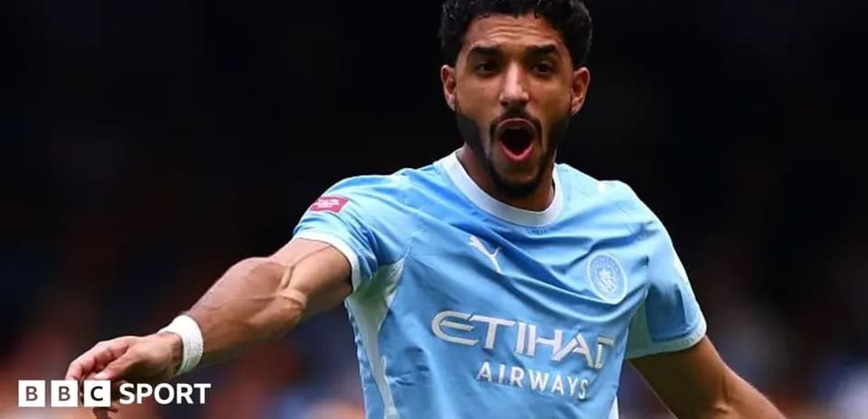 Joueur de Manchester City célébrant un but