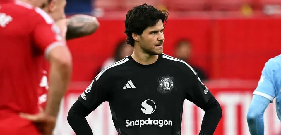 Gardien de but de Manchester United en action