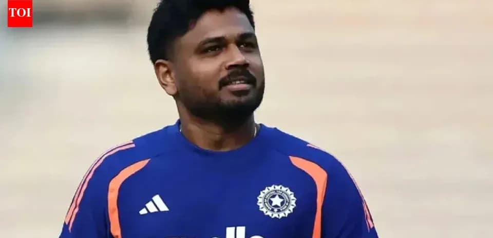 Joueur de cricket en maillot bleu lors d'un entraînement