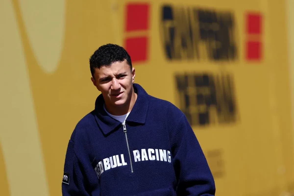 Pilote de Formule 1 portant un sweat Red Bull Racing