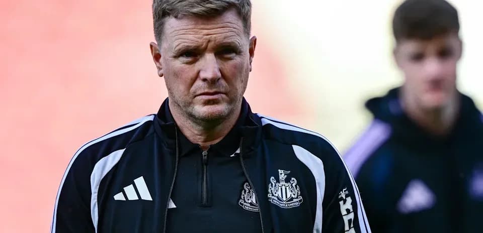 Entraîneur de Newcastle United sur le terrain