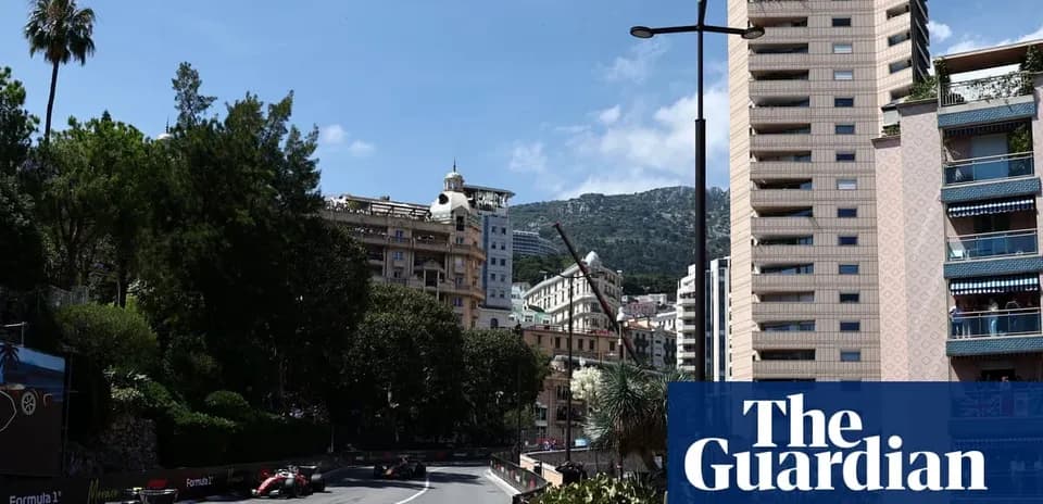Voitures de Formule 1 sur le circuit de Monaco
