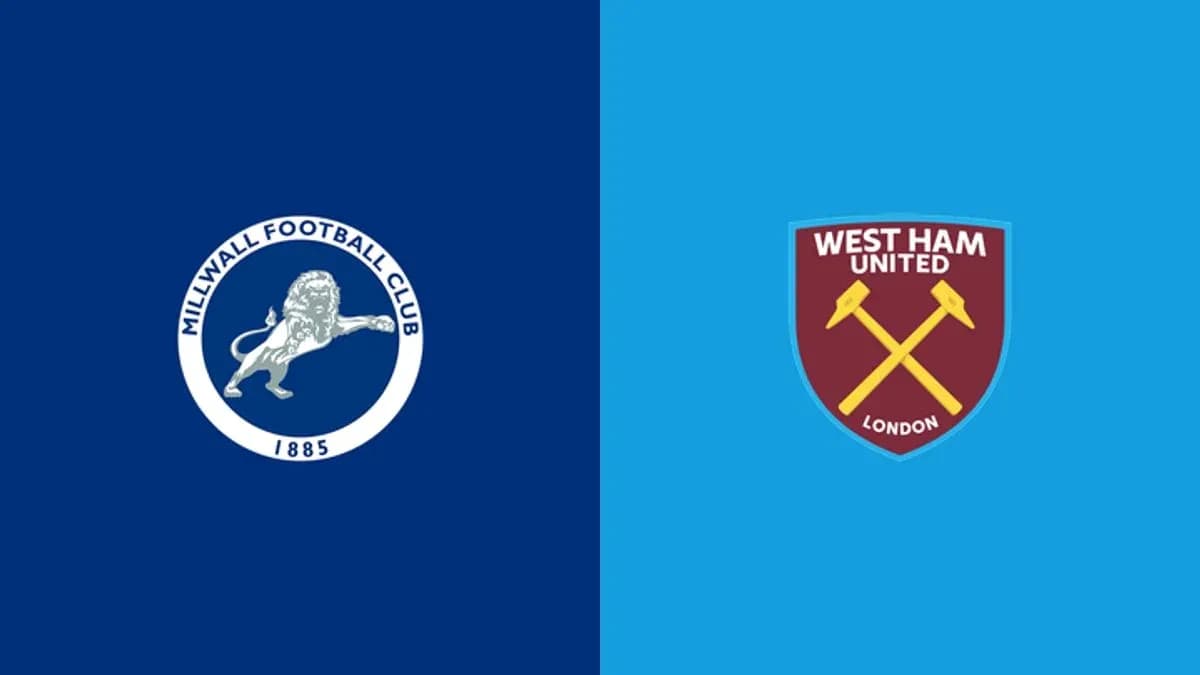 Logos de Millwall et West Ham United