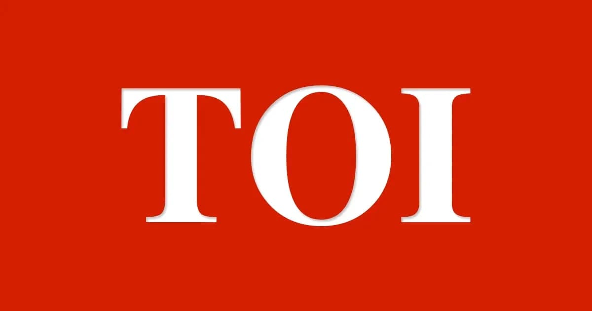 Logo de TOI sur fond rouge