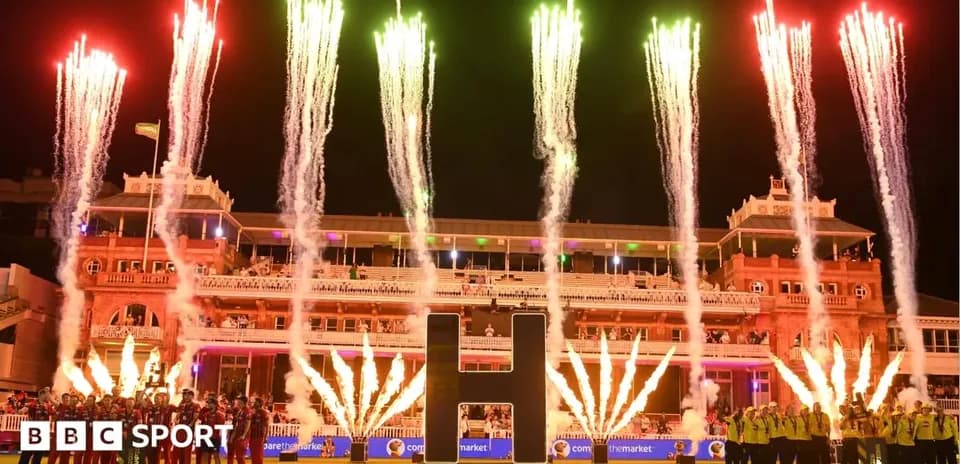 Célébration avec feux d'artifice au Lord's