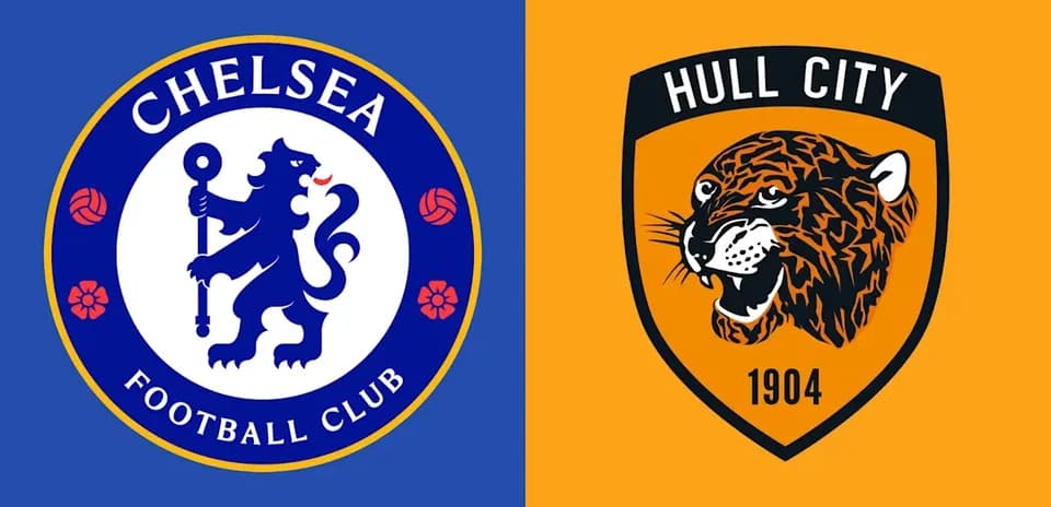Logos de Chelsea FC et Hull City