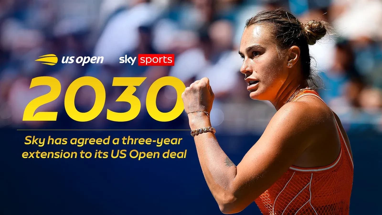 Joueuse de tennis célébrant un point au US Open Joueuse de tennis célébrant un point au US Open