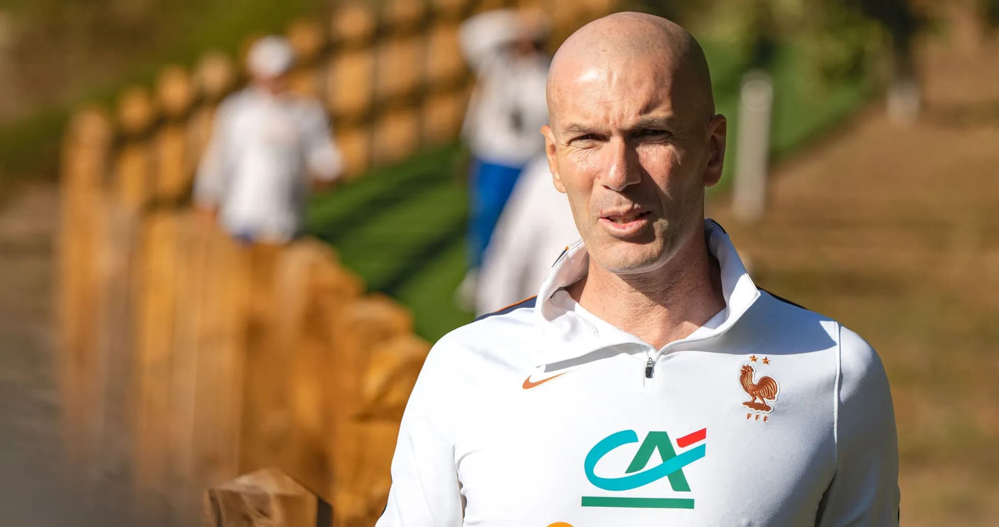 Zinédine Zidane lors d'une séance d'entraînement Zinédine Zidane lors d'une séance d'entraînement