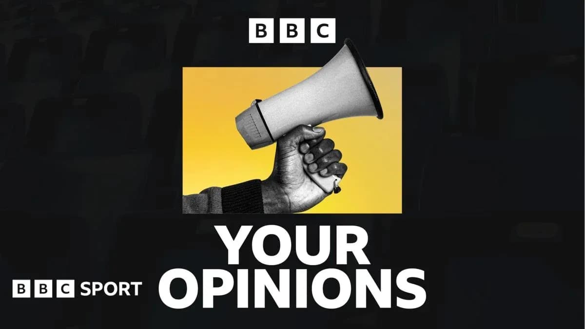 Main image with a megaphone and text 'YOUR OPINIONS' Main image with a megaphone and text 'YOUR OPINIONS'