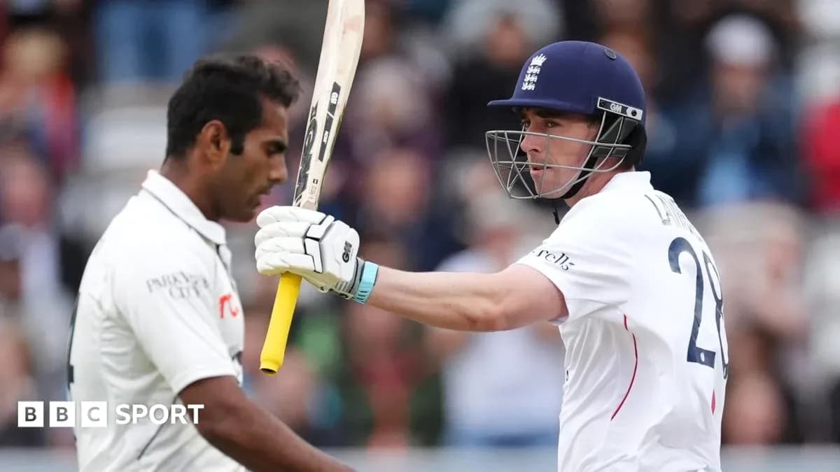 Batsman celebrating after hitting a boundary during match Batsman celebrating after hitting a boundary during match