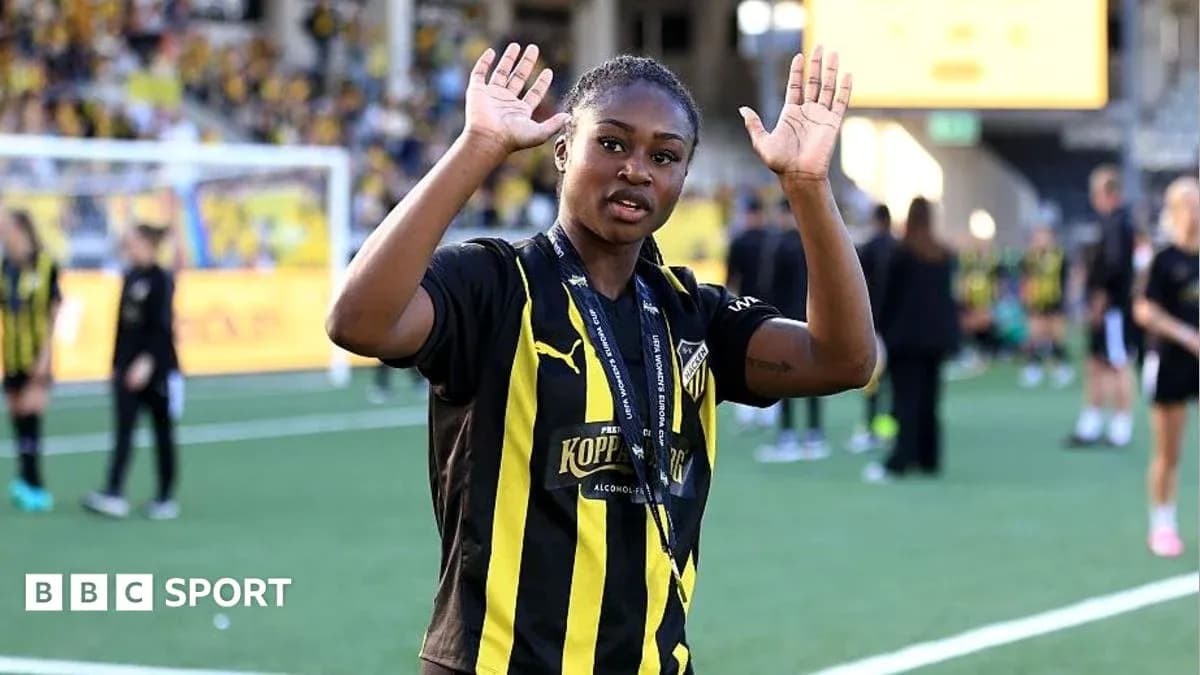 Joueuse saluant les fans sur le terrain Joueuse saluant les fans sur le terrain